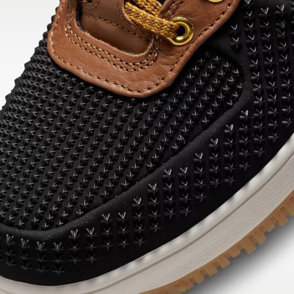 Nike Lunar Force 1 - Men\'s Winterized Duckboot in Ale Brown/Goldtone/Black main image 6